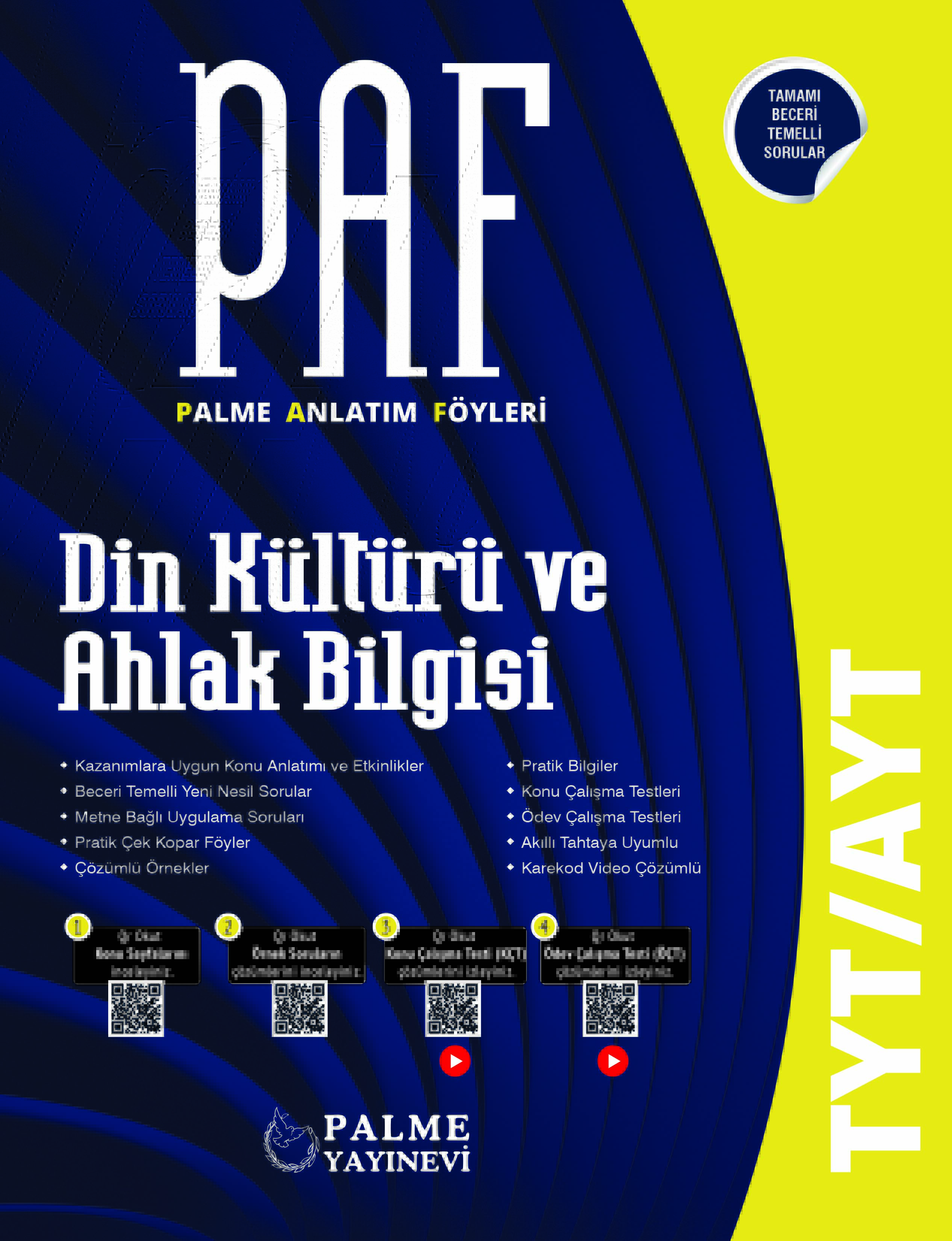 TYT-AYT DİN KÜLTÜRÜ VE AHLAK BİLGİSİ PAF